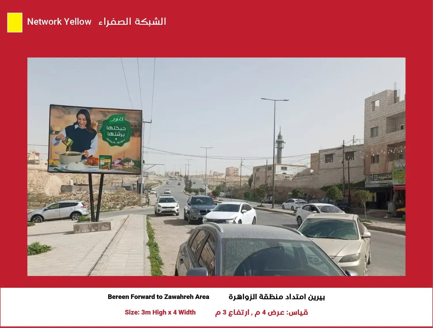 3x4 Yellow Network — Position 10 (Bereen Forward to Zawahreh Area)