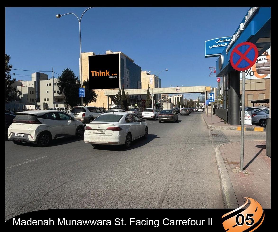 Madenah Munawara St. Facing Carrefour